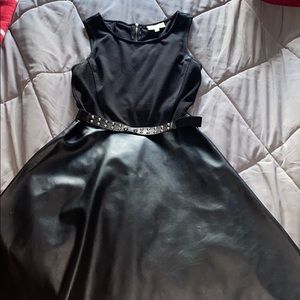 Black leather dresses